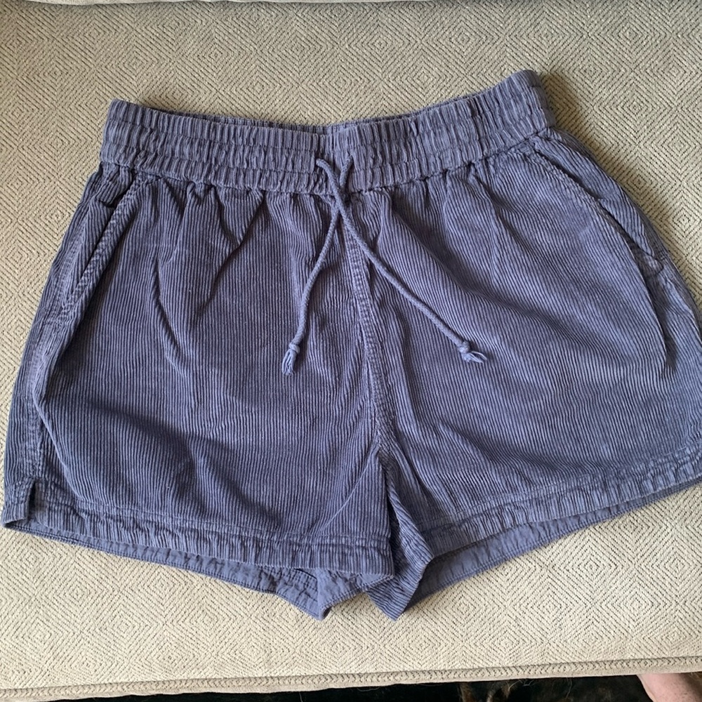 EUC Faherty Cord Shorts Navy Blue Size M